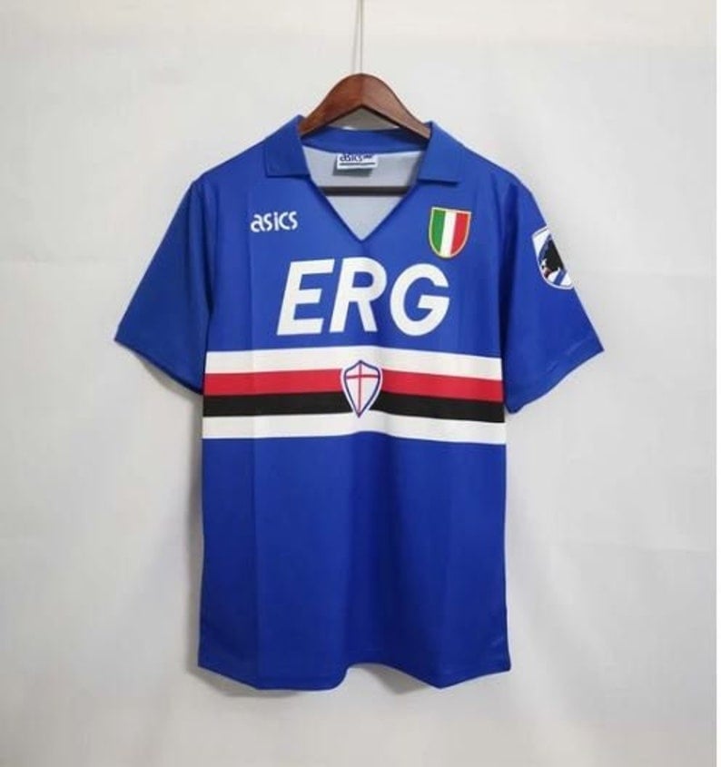 Sampdoria 1990/91 Home Shirt | Vialli & Mancini's Scudetto