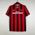 AC Milan 1989/90 Home Shirt | Sacchi's Back-to-Back Kings