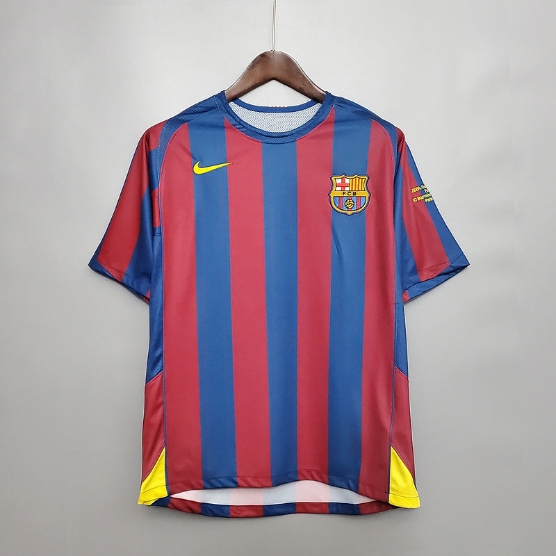 Barcelona 2005/06 Home Shirt | Ronaldinho's Champions League